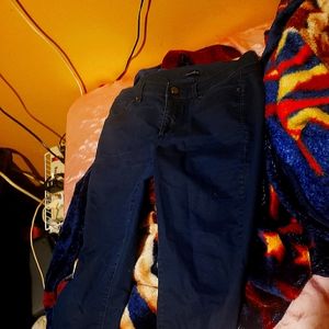 Dark low raise Blue jeans